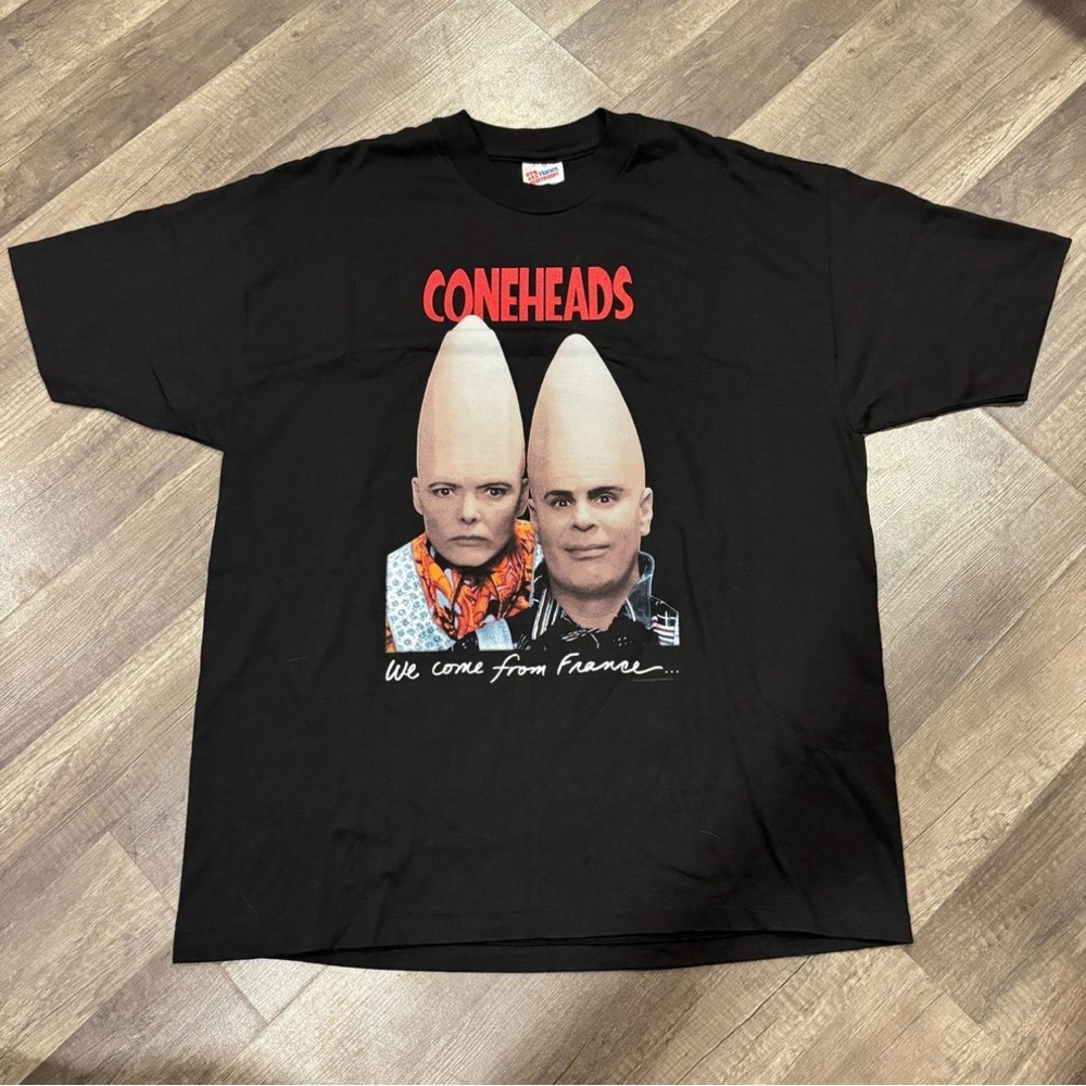 Dead-stock 90’s Coneheads Graphic Movie Promo T-Shirt